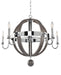 300481CH- Casual Luxury Sharlow 5-Light Chandelier in Chrome by Kalco