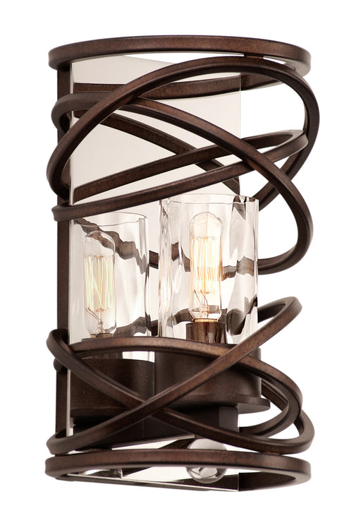 6601EZ- Industrial Eternity 1-Light Wall Sconce in Etruscan Bronze by Kalco