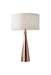 Linda Table Lamp in Brushed Copper