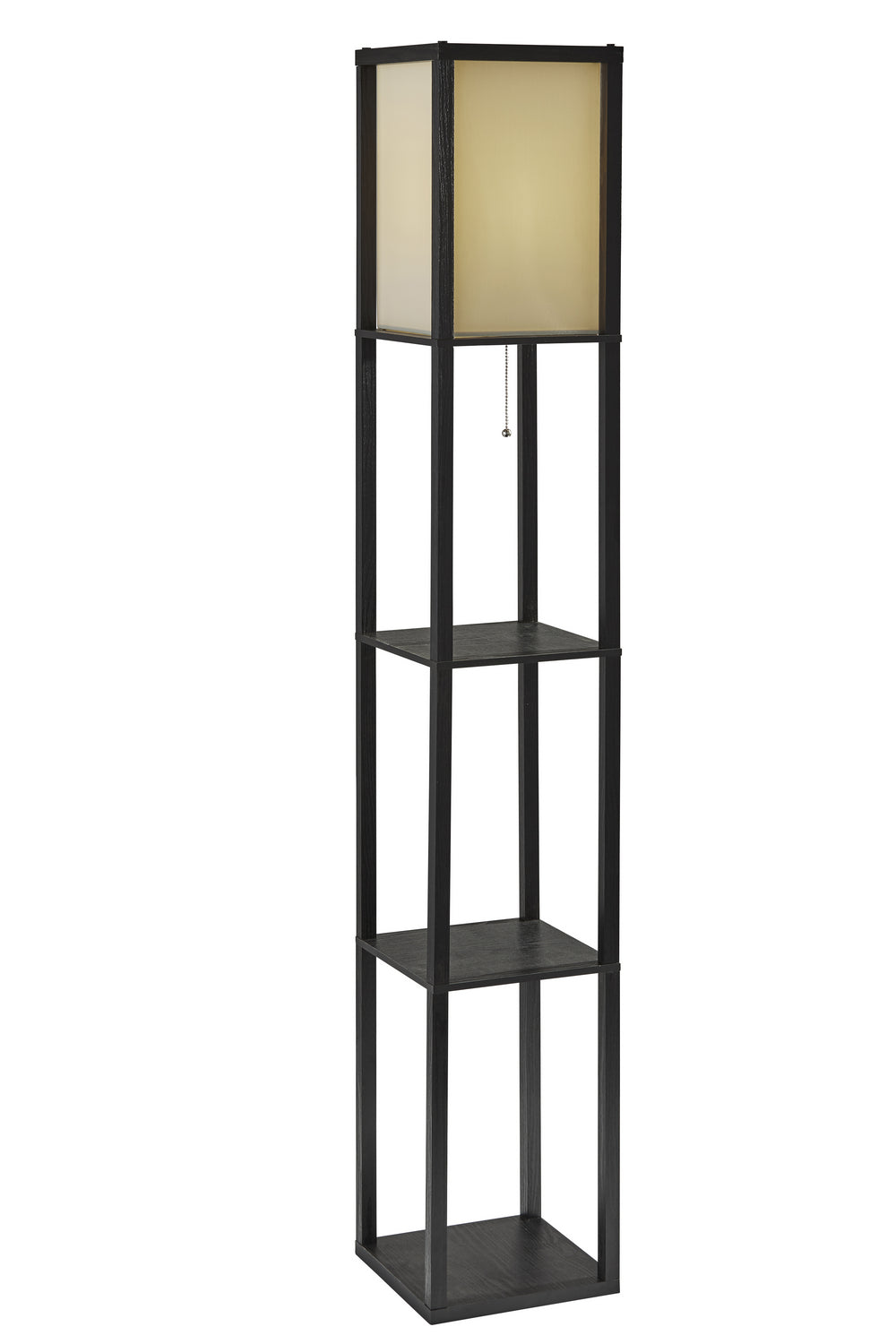 Wright Floor Lamp in Black Pvc Veneer On Mdf