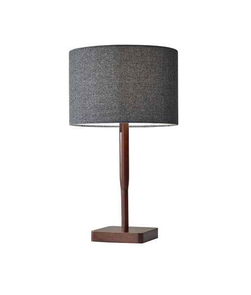 Ellis Table Lamp in Walnut Rubber Wood