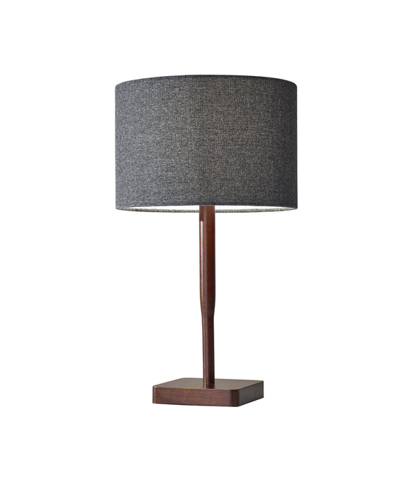 Ellis Table Lamp in Walnut Rubber Wood