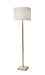 Ellis Floor Lamp in Natural Rubber Wood