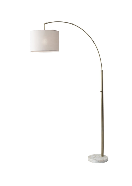 Bowery Arc Lamp in White Marble