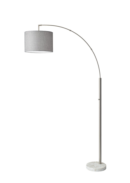 Bowery Arc Lamp in White Marble