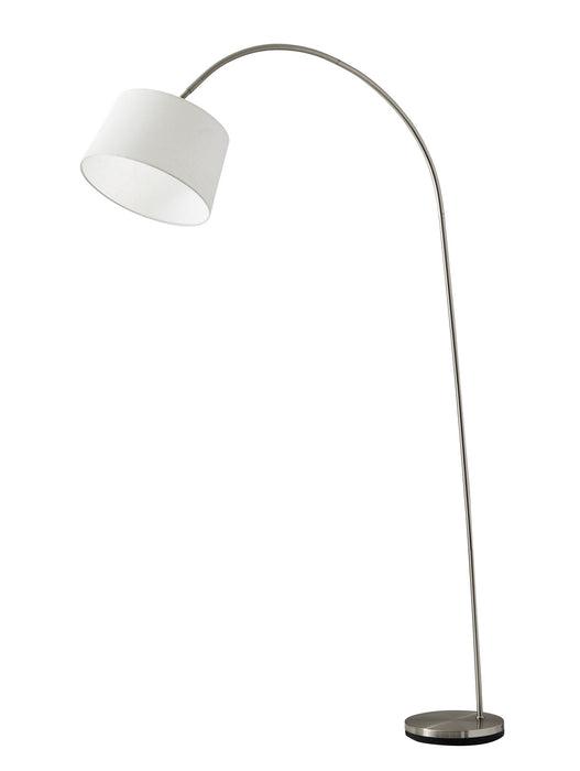 Goliath Arc Lamp in Brushed Steel