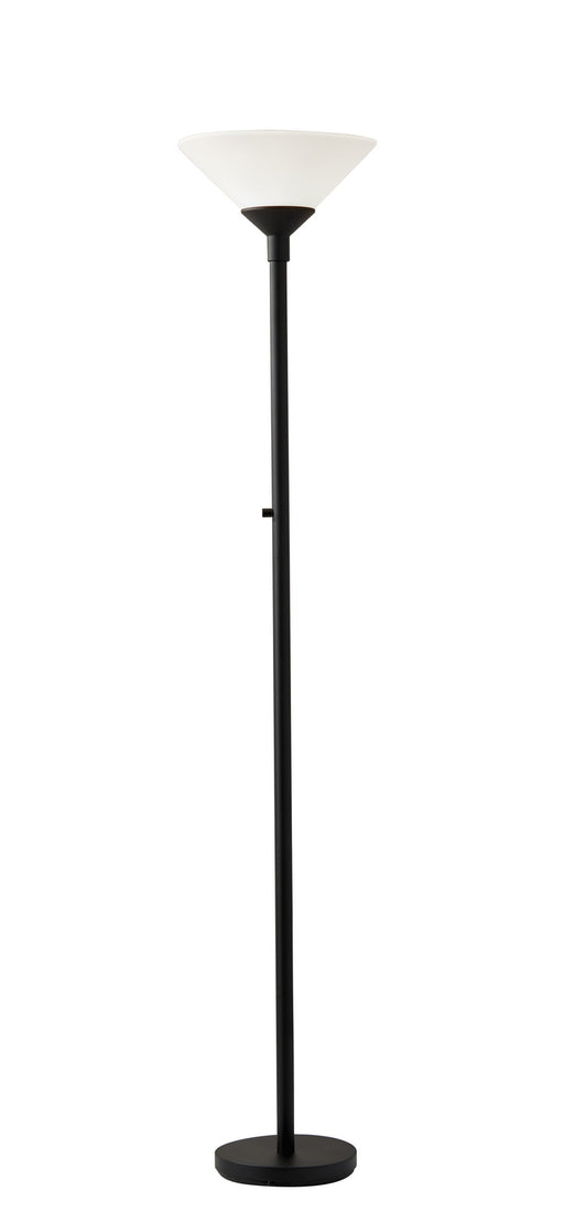 Aries Two Light Torchiere in Black