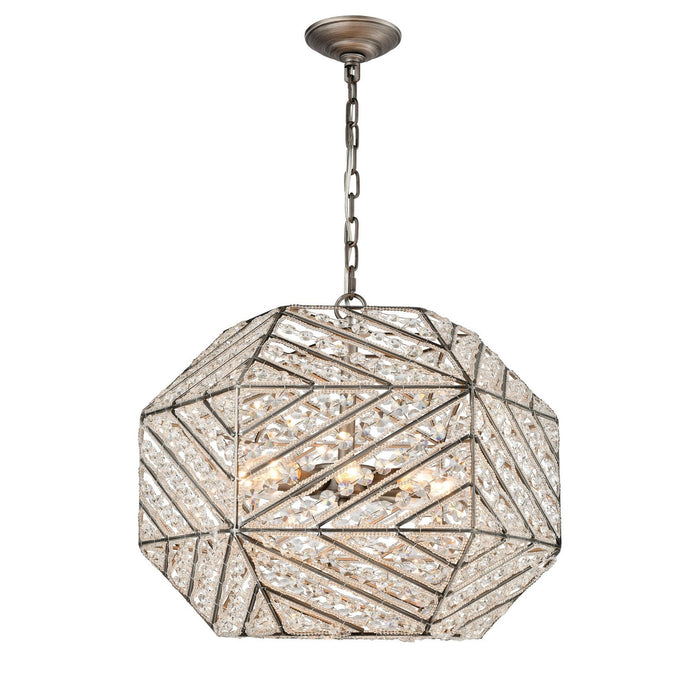 11837/8 - Constructs 8-Light Chandelier by ELK Lighting