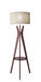 Bedford Floor Lamp in Solid Walnut Wood