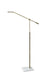 Vera LED Floor Lamp in White Marble