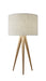 Director Table Lamp in Natural Wood