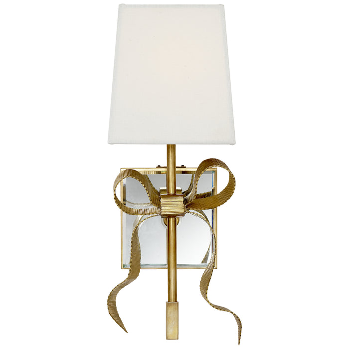 Ellery One Light Wall Sconce in Soft Brass