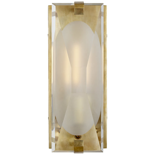 Castle Peak One Light Bath Sconce in Soft Brass