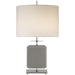 Beekman One Light Table Lamp in Grey