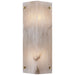 Clayton LED Wall Sconce in Alabster and Hand-Rubbed Antique Brass