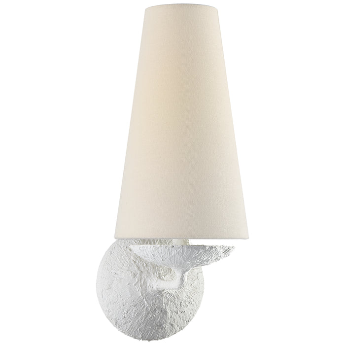 Fontaine One Light Wall Sconce in Plaster