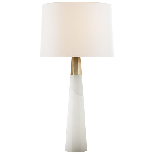 Olsen Two Light Table Lamp in Alabaster