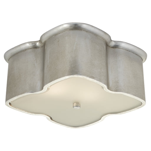 Bolsena Two Light Flush Mount in Burnished Silver Leaf