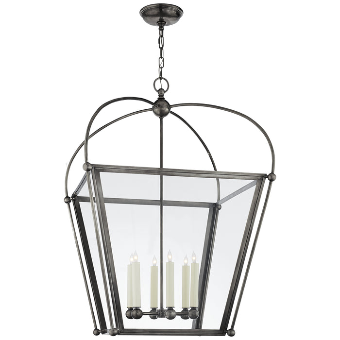 Riverside Six Light Lantern in Bronze