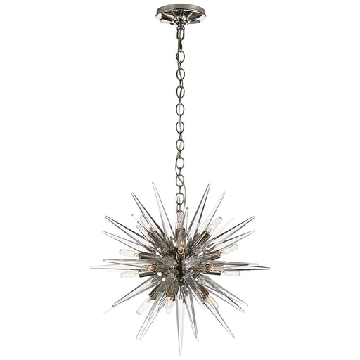 Quincy2 20 Light Chandelier in Polished Nickel