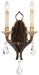 N6452-652- Chateau Nobles 2-Light Wall Sconce in Raven Bronze with Sunburst Gold H by Metropolitan