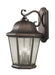 Martinsville Four Light Outdoor Wall Lantern in Corinthian Bronze