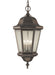 Martinsville Three Light Outdoor Pendant in Corinthian Bronze