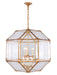 1514D24GI - Gordon 6-Light Chandelier in Golden Iron by Elegant Lighting