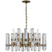 Bonnington 18 Light Chandelier in Hand-Rubbed Antique Brass