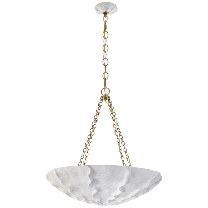 Benit Four Light Chandelier in Plaster White