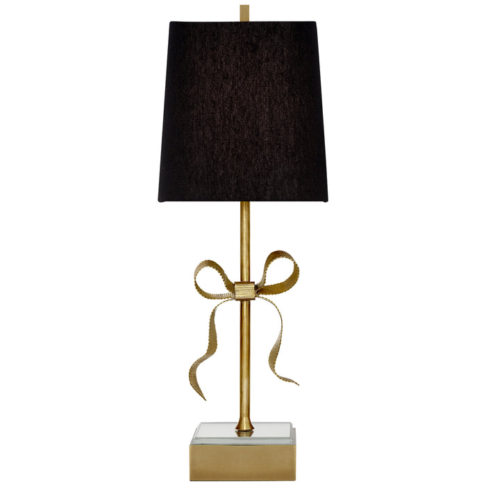 Ellery One Light Table Lamp in Soft Brass