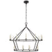 Darlana 20 Light Chandelier in Aged Iron