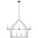 Darlana 20 Light Chandelier in Polished Nickel