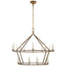 Darlana 20 Light Chandelier in Gilded Iron