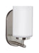 Oslo One Light Wall / Bath Sconce in Brushed Nickel