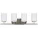 Oslo Four Light Wall / Bath in Brushed Nickel