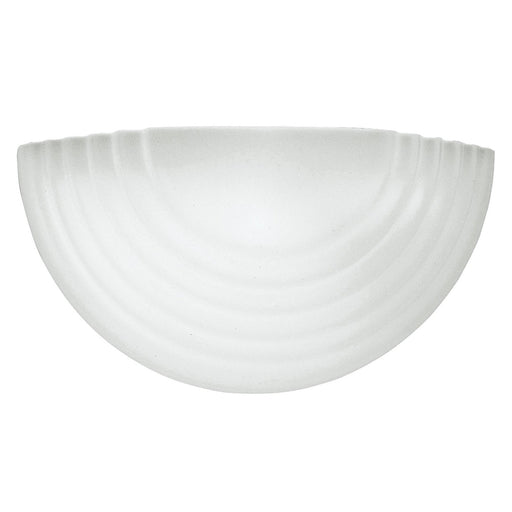 Stepped Glass One Light Wall / Bath Sconce in White