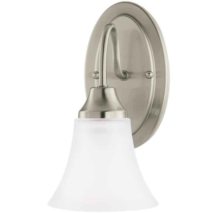 Holman One Light Wall / Bath Sconce in Brushed Nickel