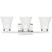 Bayfield Three Light Wall / Bath in Chrome