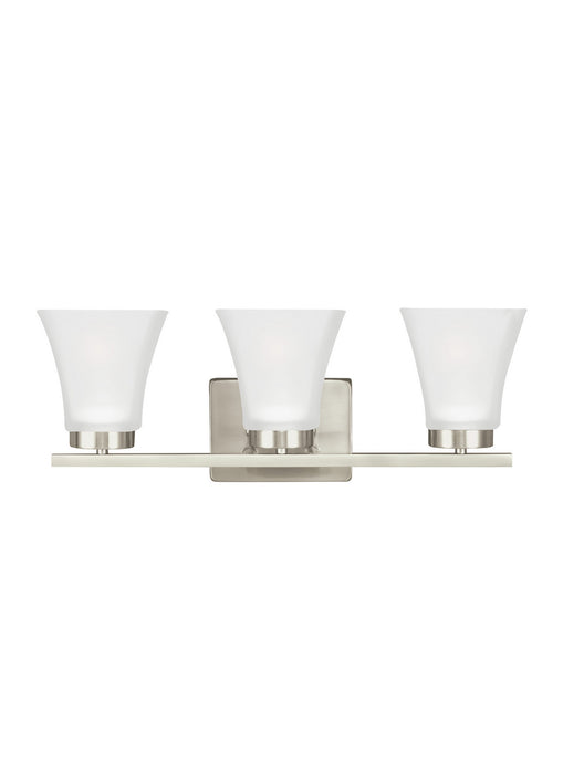 Bayfield Three Light Wall / Bath in Brushed Nickel