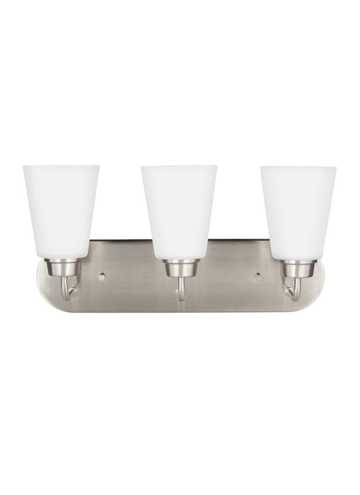 Kerrville Three Light Wall / Bath in Brushed Nickel