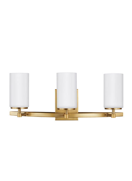 Alturas Three Light Wall / Bath in Satin Brass