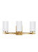 Alturas Three Light Wall / Bath in Satin Brass