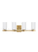 Alturas Four Light Wall / Bath in Satin Brass