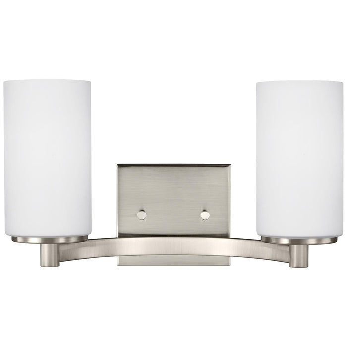 Hettinger Two Light Wall / Bath in Brushed Nickel