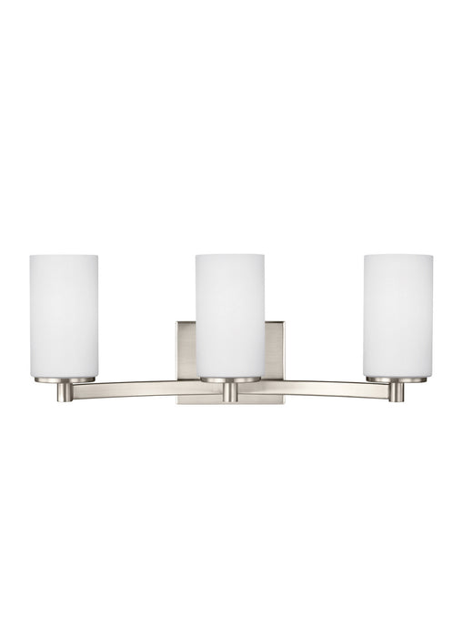 Hettinger Three Light Wall / Bath in Brushed Nickel