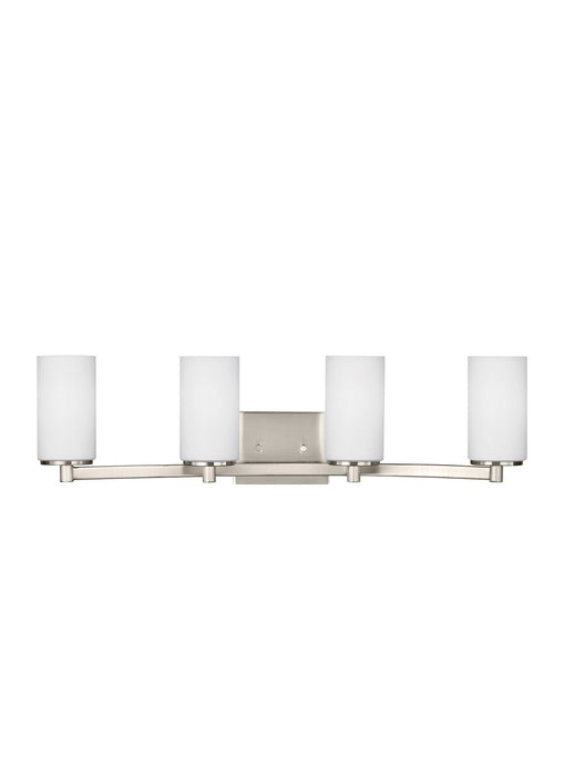 Hettinger Four Light Wall / Bath in Brushed Nickel