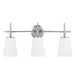 Driscoll Three Light Wall / Bath in Chrome