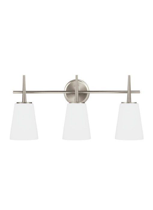 Driscoll Three Light Wall / Bath in Brushed Nickel