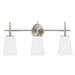 Driscoll Three Light Wall / Bath in Brushed Nickel